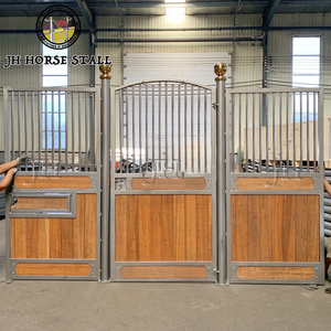 Almanya'da sıcak satış klasik at ekipmanları at durak ön paneller ve besleyiciler ve bambu at kutusu ile yan bölümleri - Product Image 1