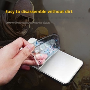 Quick Stick Reusable Silicone Rubber <b>Physical</b> Cooling Sticker for Gaming Phones Easy Peel Fast Heat Dissipation Accessories - Product Image 6