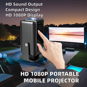 Toptan HY320 Full Hd ev sineması Proyector Mini akıllı Android projektörler taşınabilir açık seyahat 4K projektör V1 - Product Image 2