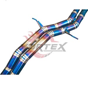 Sistema de Escape Trasero Valvetronic de Alto Rendimiento de Aleación de Titanio VORTEX, Acabado Quemado para Porsche Macan S GTS 3.0 3.6 2018-2025 - Product Image 5