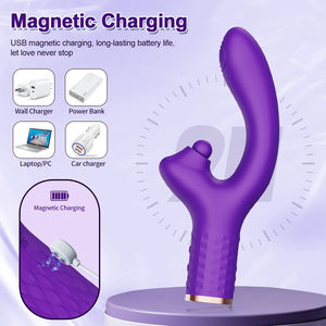 Vibromasseur anal à trois têtes 2025, vibromasseur suceur, perles anales, vibromasseur lapin vibrant pour femmes - Product Image 3
