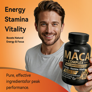 Capsules d'agrandissement des fesses pour adultes avec logo personnalisé, 1500 mg, 60 unités, formule d'amélioration de la force, suppléments naturels à base de plantes pour hommes - Product Image 4