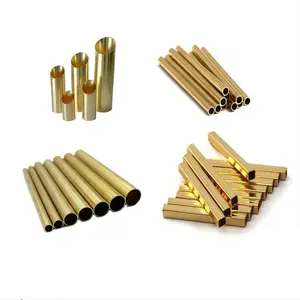 Custom 3mm 4mm 6mm H62 H65 Brass Tube Round Square Tube