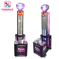 Nouveau design à jetons le roi du marteau jeu de sport de force intérieure adulte arcade boxe marteau frappant la Machine de jeu
