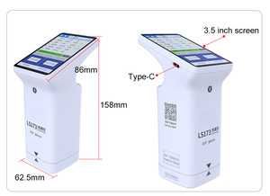 LS173 D/8 Portátil RGB Digital <span class=keywords><strong>Color</strong></span>ímetro Handheld Lab <span class=keywords><strong>Color</strong></span> Measurement Tool para Paint Preço Luz EUA - Product Image 6