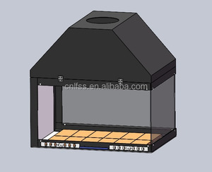 Cheminée suspendue suspendue montée sur le <span class=keywords><strong>toit</strong></span> à abaissement automatique élégamment poêle à <span class=keywords><strong>bois</strong></span> Cheminée à <span class=keywords><strong>bois</strong></span> à vendre - Product Image 1