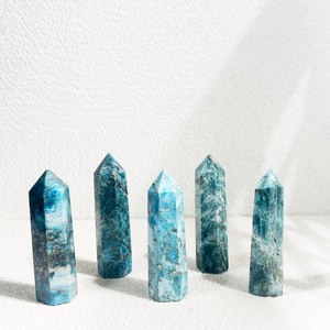 Cuarzo pulido a precio de fábrica Ocean Jasper Tower Healing Clarity Crystal Crafts para decoración del hogar con tema de Mascota - Product Image 2