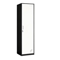 Armoire de rangement métallique à 4 portes en acier pour personnel de salle de sport, appartement, chambre, école, hôtel, hôpital