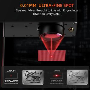 DAJA S5 20W Laser Machine De Gravure Vitesse De Gravure Rapide Lazer Graveur Et Imprimante Fibre Laser <span class=keywords><strong>Carver</strong></span> Pour Métal Or - Product Image 3