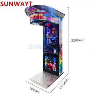 Vente en gros Parc d'attraction <span class=keywords><strong>Boxe</strong></span> Machine <span class=keywords><strong>de</strong></span> jeu d'arcade Big Punch Machine à poinçonner Simulateur d'anneau - Product Image 4