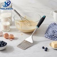Spatule à poisson en acier inoxydable durable avec logo personnalisé, spatule à frire, spatule ajourée pour la cuisine