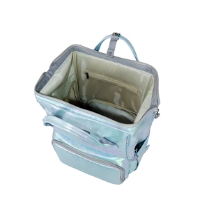 Bolsa de Pañales Personalizada para Bebé, Moderna y Elegante, de Cuero PU Aislante, Mochila para Pañales con Características Impermeables y Portátiles para Viajes - Product Image 6