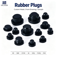 Bouchon en caoutchouc silicone réutilisable personnalisé VMQ Shore 30-80A pour la peinture en poudre haute température, le placage, le masquage et l'étanchéité industrielle