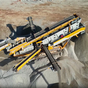 大容量线性履带式移动筛分设备，带电机和轴承，用于矿石骨料砂分离 - Product Image 6