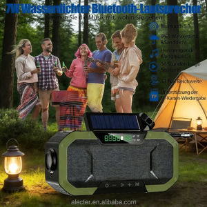 อัลเล็คเตอร์ ออล-เทอร์เรน ซาวด์ ชิลด์ APH-SR19 ลำโพงบลูทูธกันน้ำ แบตเตอรี่ 5000mAh ชาร์จพลังงานแสงอาทิตย์/มือหมุน วิทยุ NOAA/AM/FM พร้อมฟังก์ชั่น SOS - Product Image 5