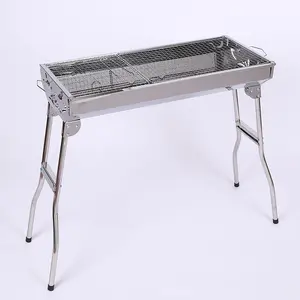 Barbecue en acier Grilles <span class=keywords><strong>à</strong></span> charbon de <span class=keywords><strong>bois</strong></span> Pliant Portable Extérieur Espace de Noël Valentine Fête de <span class=keywords><strong>bébé</strong></span> Cadeaux d'Halloween Bière chinoise - Product Image 1