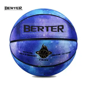 Student Adult Youth Basketball No. 7 Personality Star High Bounce with Soft Skin Resistant to Dirt for All Ages
