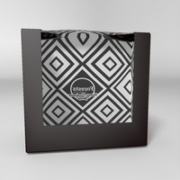Papier carton boîte 2 pièces chemise tissu vêtement papier emballage chaussure wrap fedora chapeaux boîte personnalisé cadeau casquette boîte avec fenêtre
