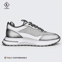 Fabricants de baskets LANCI en Chine, chaussures de créateurs pour hommes, baskets personnalisées avec logo, baskets de luxe pour hommes