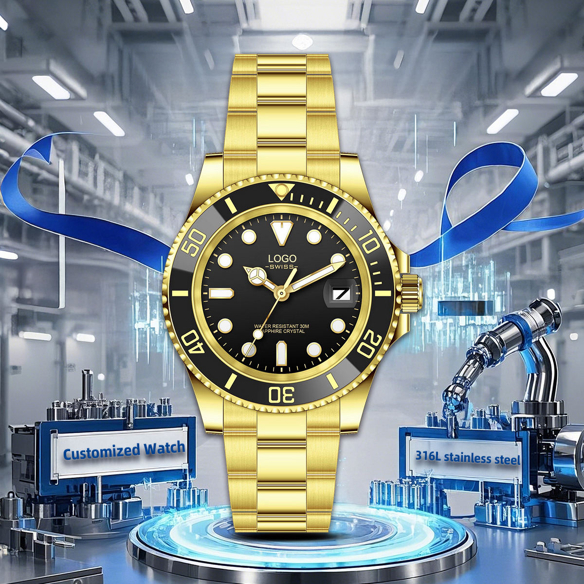 สีทอง/สีดำ