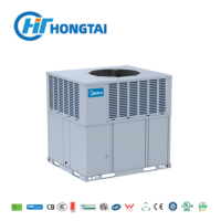 Pompe à chaleur anti-corrosion Midea 98 kW 30 tonnes pour toiture, climatiseur R410A en acier G90 pour usines industrielles