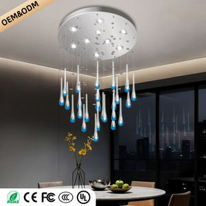 Lámpara de Araña de Lujo para Comedor, Lámpara Colgante para Vestíbulo de Villa Dúplex, Lámpara Colgante de Techo de Vidrio Nórdica para Isla de Cocina, Sobre la Mesa - Product Image 5