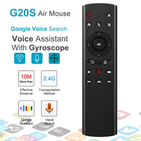 Mini Mouse Inalámbrico G20S, 2.4g, con Aprendizaje IR, Giroscopio, Control Remoto Inteligente por Voz, Mini Teclado Universal