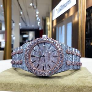 Reloj de Buceo Mecánico para Hombre, Personalizado al por Mayor, de Alta Calidad, Resistente al Agua, con Moissanita y Probador de Diamantes - Product Image 4