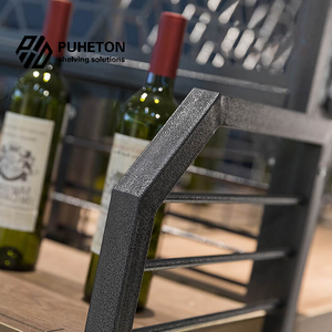 رفوف عرض زجاجات خشبية ومعدنية رائجة البيع في السوبر ماركت - Product Image 6