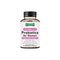 Probiotiques pour femmes en capsules OEM ODM avec mélange de probiotiques pour stimuler la santé digestive, compléments alimentaires naturels à base de plantes en capsules