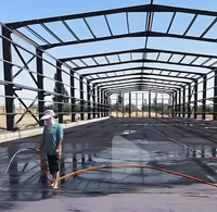 Gallinero Prefabricado de Estructura de Acero Ligero / Nave para Granja Avícola / Gallinero para Pollos de Engorde y Ponedoras para 5000/10000/20000 Pollos
