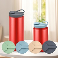 Couvre-boîtes en silicone réutilisables anti-fuite pour canettes de soda, couvercles en silicone pour canettes de bière, bouchons en silicone pour canettes de taille standard (soda/bière/boissons énergisantes)