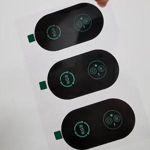 สติกเกอร์แผ่นป้ายชื่อแผงปุ่มกดพีซีแบบกำหนดเองของ OEM สติกเกอร์แผ่นป้ายชื่อ PVC แผ่นสติกเกอร์ซิลค์สกรีนแบบนูน - Product Image 1