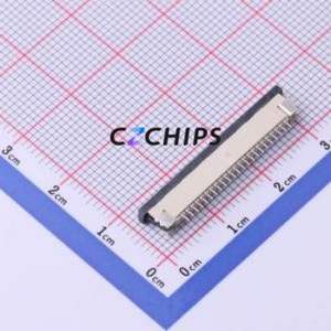 FC10-S23DCU-00 FFC/FPC Connector SMD,P=1mm,Horizontal Mount Connector Drawer Type Top Contact 23P 1mm - Product Image 2