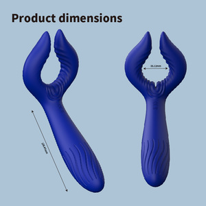 Vibrador para <span class=keywords><strong>Parejas</strong></span> OEM con 3 Motores, Vibrador de Clítoris y Pezones con Estimulación del Punto G y Anillo para Pene, Juguete Sexual de Silicona Seguro para el Cuerpo para Hombres y Mujeres - Product Image 6