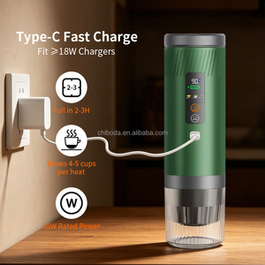 <span class=keywords><strong>Machine</strong></span> à expresso portable 88W avec écran LED, charge USB-C, compatible avec les capsules K-Cup, pour voiture, voyage, camping, extérieur - Product Image 6