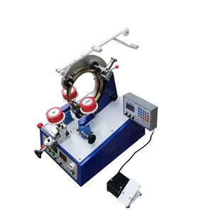 Máquina de enrolamento digital automática de alta velocidade, fácil operação, máquina de enrolamento de transformador de rosca toroidal, enrolador de bobina com Cnc