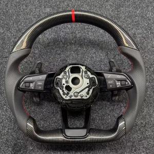 พวงมาลัยรถยนต์สำหรับ Volkswagen พวงมาลัยรถกอล์ฟ7 <span class=keywords><strong>Mk</strong></span> 7 <span class=keywords><strong>MK</strong></span> 7.<span class=keywords><strong>5</strong></span> R GTI Golf 6 <span class=keywords><strong>Mk</strong></span> 6 VW 7.<span class=keywords><strong>5</strong></span>กอล์ฟ R พวงมาลัยคาร์บอนไฟเบอร์ - Product Image 1