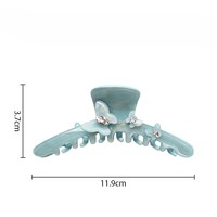 Nouvelle Pince à Cheveux Luxe en Acétate de Cellulose, Motif Fleur de Rose et Papillon, Type Griffe de Requin, pour Chignon, Accessoire et Barrette