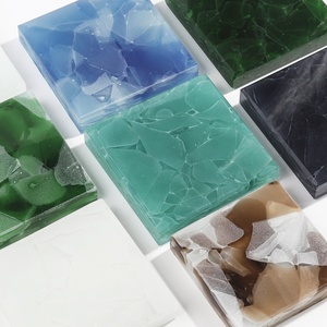 Recycled <strong>Glass</strong> Tinted Translucent Artificial Stone <strong>Decorative</strong> <strong>Glass</strong> Jade <strong>Glass</strong> <strong>Panels</strong> for Wall and Floor - Product Image 2