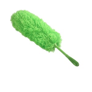 <b>Feather</b> <b>Duster</b> Flexible Threaded Handle Electrostatic Dust Removal Cleaning Tool Green Blue Color Options - Product Image 5