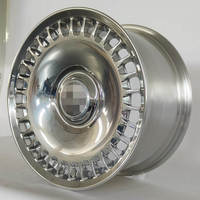 Großdurchmesser Geschmiedete Aluminium-Legierung Schwimmende Radnaben Poliert Silber Chrom 17 18 19 Zoll Hochleistungs 5x112 PCD Felgen
