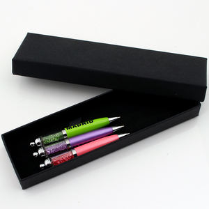 Stylo bille en métal avec logo personnalisé, cristal coloré, nouvelle tendance, largeur d'écriture 1,0 mm - Product Image 5