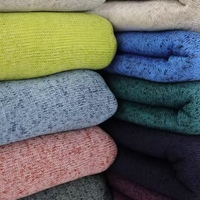 Tissu tricoté double face en fil cationique 100% polyester, doux et respirant, pour pulls et vêtements d'intérieur pour filles et garçons