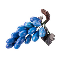 Restaurant Dekoration Ornament Jade Frucht Bunte Jade Stein Kristall Traube