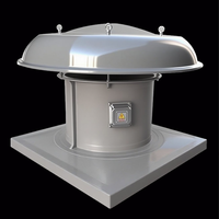 Ventilateur de toit axial DWT pour l'extraction des fumées d'usine moderne, avec installation facile et en acier au carbone