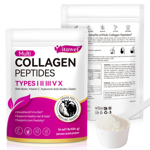 Großhandel Private Label Grasgefüttertes Multi-Kollagen-Peptid-Pulver Geschmacksneutrales Kollagenpulver für Gesunde Haare, Haut, Nägel & Gelenke - Product Image 1