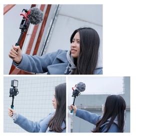 Ulanzi-boîtier de caméra V2 avec cadre Vlog, cadre de Cage, à froid, monté sur griffe pour Microphone <span class=keywords><strong>GoPro</strong></span> 7 <span class=keywords><strong>6</strong></span> 5, accessoires d'appareil photo - Product Image 6