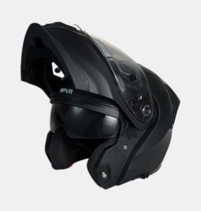 Casco abatible de sombra de medianoche en negro mate certificado OEM DOT ECE22.06 diseño negro mate audaz para el jinete intrépido - Product Image 3