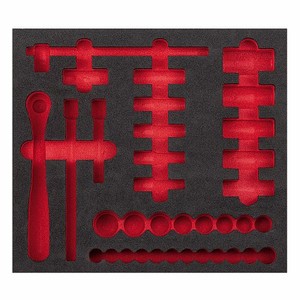 Usag – boîte à outils 415x188x45 Mm, doublure en éponge Eva, boîte de rangement antichoc à surface antidérapante pour outils - Product Image 1